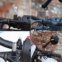 evermotor M10 rozsdamentes acél tükör adapter motorhoz és robogóhoz jobb bal menettel 2 db 7