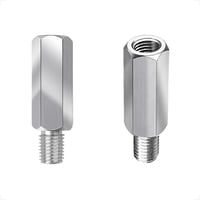 evermotor M10 rozsdamentes acél tükör adapter motorhoz és robogóhoz jobb bal menettel 2 db 6