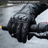 mănuși moto din piele naturală evermotor pentru vreme rece, motocross, ATV, quad, scuter, paintball și mountain bike 6