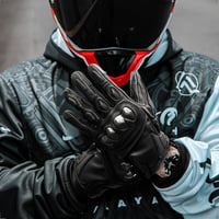 mănuși moto din piele naturală evermotor pentru vreme rece, motocross, ATV, quad, scuter, paintball și mountain bike 9