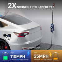 EVFUEL 22KW 32A CEE 3 fázis elektromos autó töltőállomás Type 2 5m 2