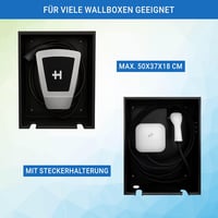EVify Wallbox Időjárás Védő Szekrény Kábeltartóval - EV Töltőállomás Esővédelem 2