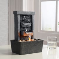 Fântână arteziană de masă Evisso 21097 cu iluminare LED - 18x13x26 cm 2