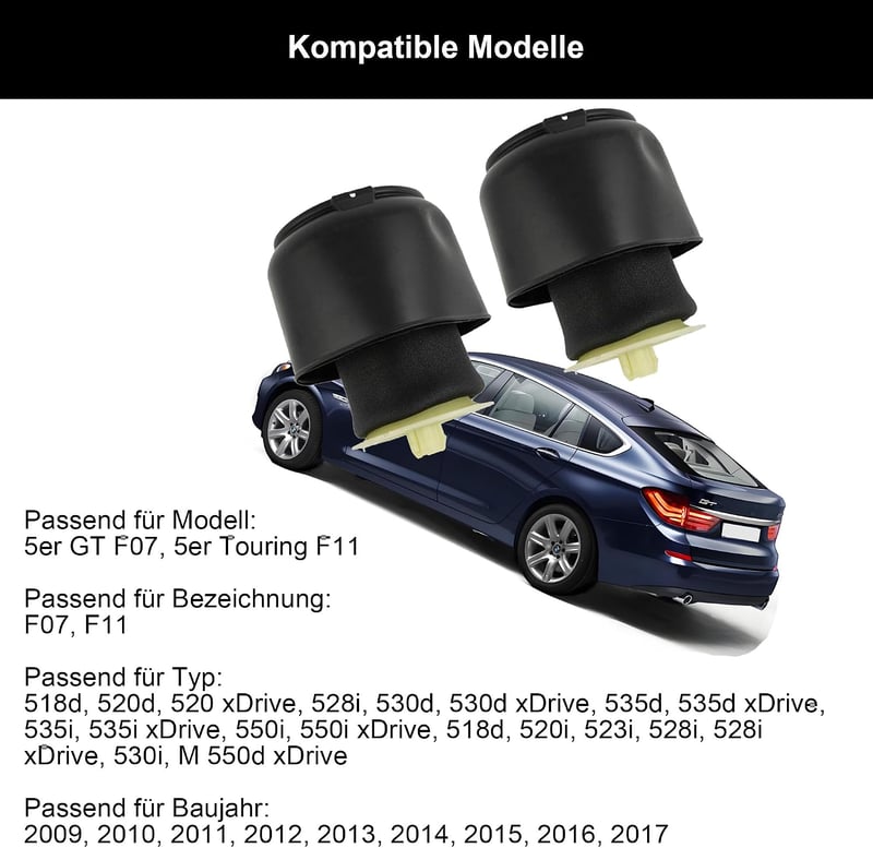 EVODAMP SHOX 2 pár hátsó légrugó bal és jobb BMW 5 F07 F10