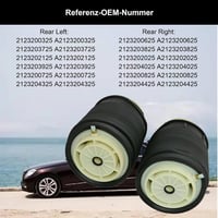 EVODAMP SHOX hátsó légrugó toronykiegyenlítő gumiharisznya bal és jobb Mercedes E osztály W212 S212 CLS C218 X218 2009-2019 A2123200625 A212 3