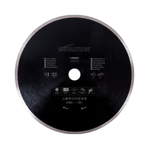Evolution DM255 gyémánt vágótárcsa 255 mm, körfűrészhez és vágógéphez, folyamatos perem, tégla — felületi rozsda (állapot: lásd a 2. képet)