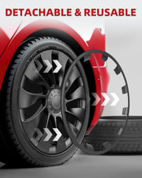 EVOOOR ABS Felnitok Védőszegély Tesla Model Y 21 Colos Uberturbine Kerekekhez 4db 6