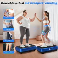 EvoSpark Vibrációs Tréning Pad Dupla Motorral - 450 LBS Teljesítmény Egész Test Edzéshez 6