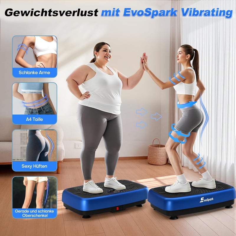 EvoSpark Vibrációs Tréning Pad Dupla Motorral - 450 LBS Teljesítmény Egész Test Edzéshez