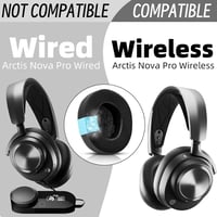 EVXVE SteelSeries Arctis Nova Pro csere fülpárna - hűtőzselés, zajszigetelő habbal 2