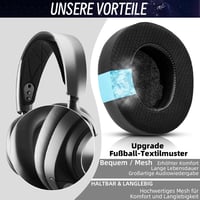 EVXVE SteelSeries Arctis Nova Pro csere fülpárna - hűtőzselés, zajszigetelő habbal 5