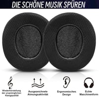 EVXVE SteelSeries Arctis Nova Pro csere fülpárna - hűtőzselés, zajszigetelő habbal 6