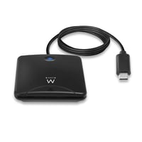 Čítačka čipových kariet a eID Ewent EW1055, čierna, USB, 6,5x6x1,5 cm 3