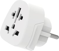 Ewent Utazó Adapter Világról Európára Univerzális US UK AU CH Schuko Aljzat - 48 x 50 x 60 mm - 52 gr, World on Schuko socket 1