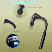 EWENYS Masszázspisztoly J-alakú Nyéllel - 5 Fokozatú Izommasszírozó Fej/Hát/Nyak/Váll/Derék Feszültségoldásra - Csendes Működés, USB-C Tölté 3