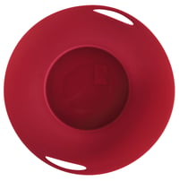 Exacompta 45324D Ecobin Odpadkový kôš s úchytmi, 15 litrov, karmínovo červený priesvitný, 26,3x26,3x33,5 cm, kancelársky odpadkový kôš 5