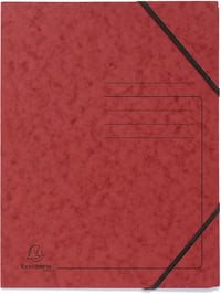 Exacompta 555410E Colorspan sarokmappa DIN A4, 2 gumipánttal - vegyes színek - 5 db 4