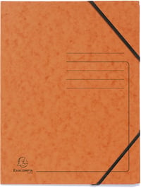 Exacompta 555410E Colorspan sarokmappa DIN A4, 2 gumipánttal - vegyes színek - 5 db 7
