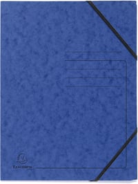 Exacompta 555410E Colorspan sarokmappa DIN A4, 2 gumipánttal - vegyes színek - 5 db 5