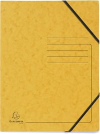 Exacompta 555410E Colorspan sarokmappa DIN A4, 2 gumipánttal - vegyes színek - 5 db 3