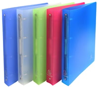 Dosar cu inele Exacompta 51369E Chromaline PP, 4 inele, cotor 40 mm, A4 Maxi, 32x26,8 cm, culori asortate 6