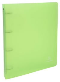 Dosar cu inele Exacompta 51369E Chromaline PP, 4 inele, cotor 40 mm, A4 Maxi, 32x26,8 cm, culori asortate 5