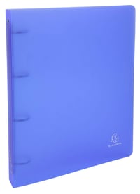 Dosar cu inele Exacompta 51369E Chromaline PP, 4 inele, cotor 40 mm, A4 Maxi, 32x26,8 cm, culori asortate 1
