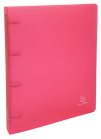 Dosar cu inele Exacompta 51369E Chromaline PP, 4 inele, cotor 40 mm, A4 Maxi, 32x26,8 cm, culori asortate 3