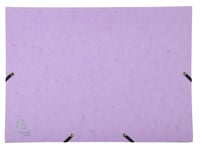 Dosar cu șină și 12 compartimente Exacompta 58560E Aquarel, format A4, închidere cu elastic, carton rezistent, culori pastel asortate, 34x24,5 cm 4
