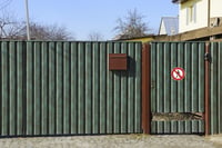 Samolepiaca výstražná tabuľka Exacompta 67012E „Zákaz vstupu chodcom“ – červená/biela – priemer 20 cm 2