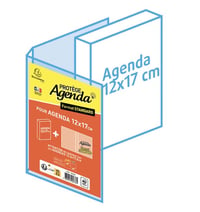 Copertă de protecție transparentă Exacompta pentru registru de corespondență 16x24 cm - Dosar organizator din plastic 2