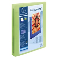 Dosar cu inele Exacompta Chromaline Krea Cover PP, A4, 4 inele, cotor 40 mm, culoare aleatorie 5