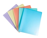 Mapa cu folii Exacompta Chromaline Pastel 88570E, set 5 bucăți - 50 de folii, capacitate 100 de coli, A4, 24x32 cm, culori pastel asortate, copertă din PP reciclat 2