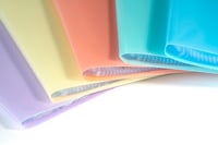 Prezentačná zložka Exacompta Chromaline Pastel A4, 40 vreciek, zelená, balenie 10 ks, s obalom z recyklovaného polypropylénu 7