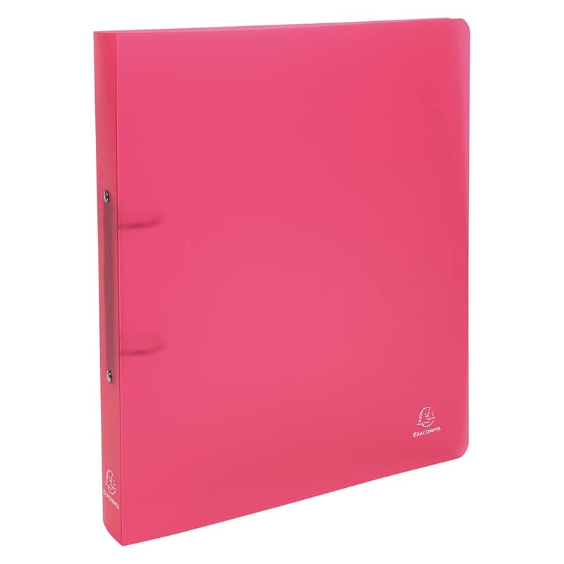 Zakladač krúžkový Exacompta Chromaline PP 54355E - A4 Maxi, chrbát 40 mm, krúžok 30 mm, 32x26,8 cm, červený, 5 ks