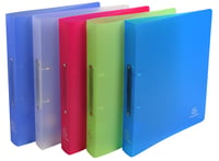 Zakladač krúžkový Exacompta Chromaline PP 54355E - A4 Maxi, chrbát 40 mm, krúžok 30 mm, 32x26,8 cm, červený, 5 ks 3