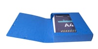 Exacompta Exabox zakladač A4, chrbát 6 cm – modrý 3