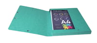 Cutie de documente Exacompta Exabox A4 cu elastic, cotor de 25 mm, carton Colorspan rezistent, culori asortate 5