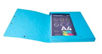 Cutie de documente Exacompta Exabox A4 cu elastic, cotor de 25 mm, carton Colorspan rezistent, culori asortate 6