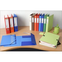 Exacompta Forever 51985E Zakladač s krúžkovou mechanikou A4, 4 krúžky, chrbát 40 mm, červený, 32x26 cm, recyklovaný kartón 7