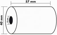 Exacompta 40339E hőpapír tekercs 57 mm x 18 m - 10 db 3