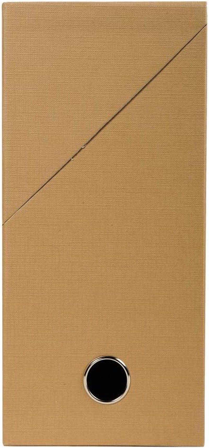 Exacompta Irattartó Doboz Vászon Papírral 12cm Gerinccel 25x33cm Havana - Yellow-brown, canvas paper