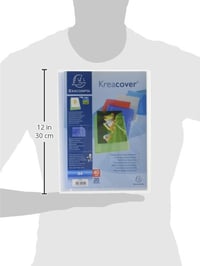 Exacompta KreaCover 5729E prémiová prezentačná zložka A4 s 20 priehľadnými vreckami, 40 pohľadov, 5 rôznych farieb, balenie 5 ks 7