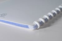 Dosar cu inele pentru prezentare Exacompta Kreacover 86471E, 40 de buzunare detașabile, A4, alb, copertă rigidă opacă din polipropilenă, pentru birou și școală 5
