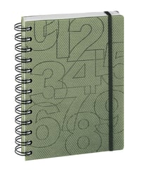Denný plánovač Exacompta Preston 12x17 cm – august 2026 – júl 2027, diár kaki farby 1