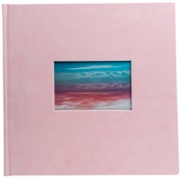 Album foto Exacompta Skandi 25x25 cm, 30 pagini albe, 60 fotografii, copertă din catifea, fereastră personalizabilă – murdar (stare: vezi a 2-a imagine) 1