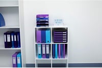 Exacompta Tárolódoboz A4 Világoskék Karton Irattartó - 1 Stück, Lightblue 4