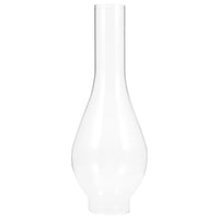 EXCEART Sklenené tienidlo na petrolejovú lampu retro náhradné sklo na olejovú lampu ku krbu 1