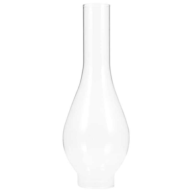 EXCEART Sklenené tienidlo na petrolejovú lampu retro náhradné sklo na olejovú lampu ku krbu