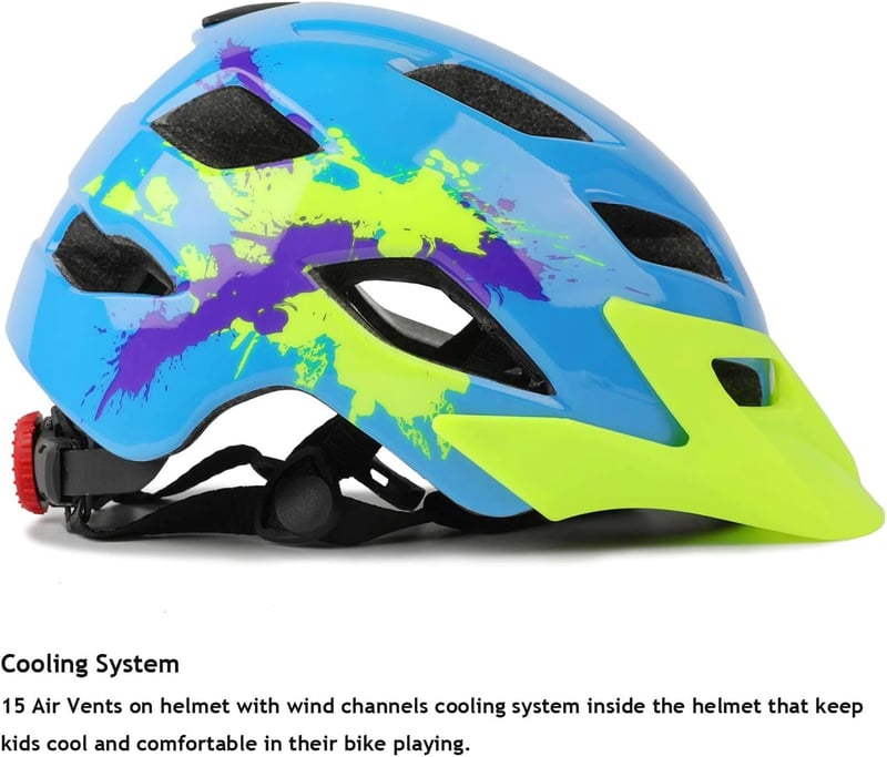 Exclusky gyerek kerékpáros sisak 50-57 cm BMX skate bicikli